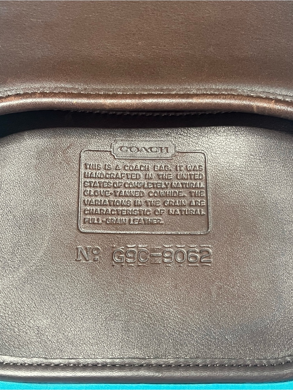 Vintage Coach Mambo Brown Leather Crossbody Bag G9C-9062 - Picture 2 of 16